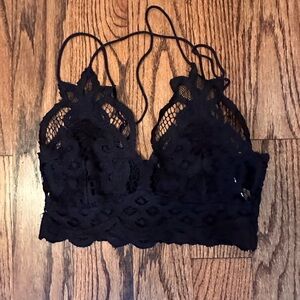 Chic Black Lace Bralette